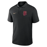Men's Nike Black Florida State Seminoles Baseball Logo Victory Performance Polo