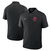 Men's Nike Black Florida State Seminoles Baseball Logo Victory Performance Polo