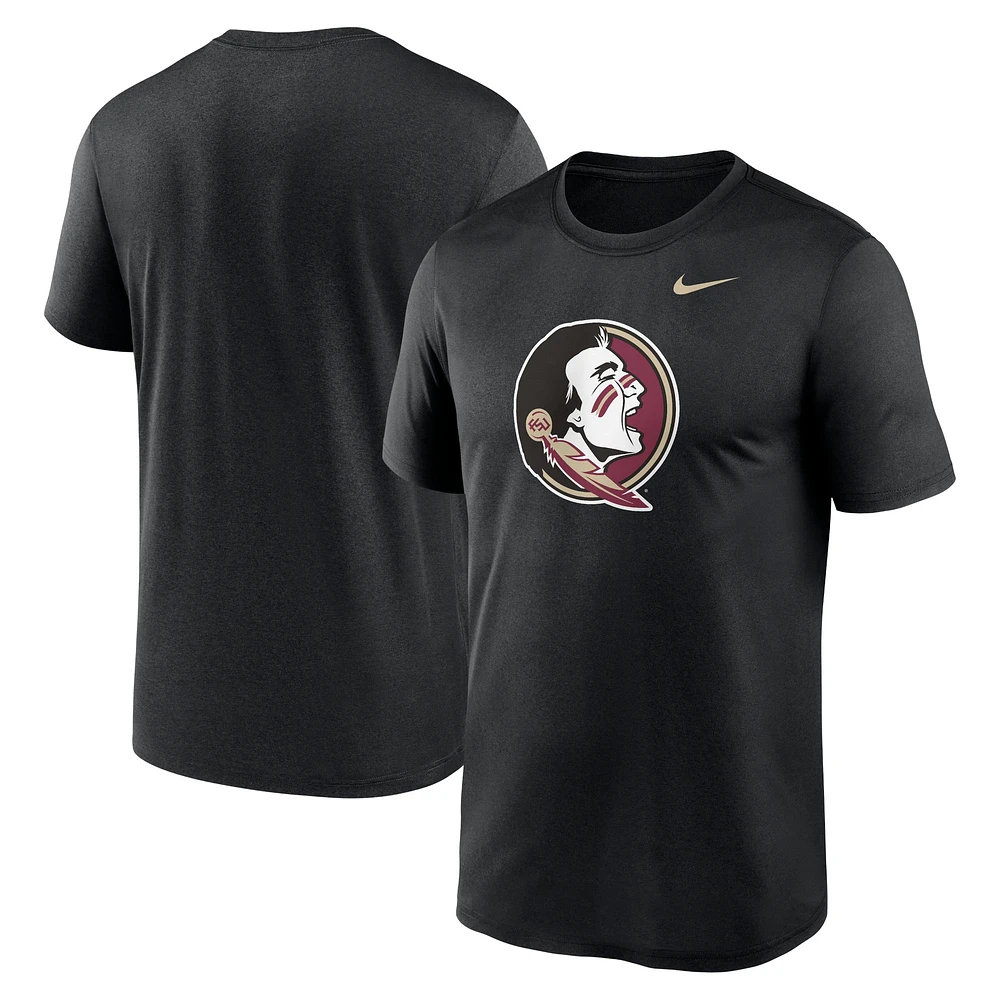 T-shirt Nike noir Florida State Seminoles Primetime Legend Logo pour homme