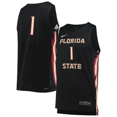 Florida State Seminoles Nike Replica Basketball Jersey - Black
