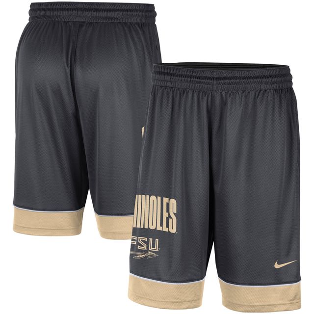 Short Nike anthracite Florida State Seminoles Fast Break pour Homme