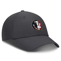 Men's Nike Charcoal Florida State Seminoles Core Rise Vault Performance Adjustable Hat