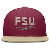 Men's Nike Garnet/Gold Florida State Seminoles Two-Tone Primetime Performance Fitted Hat