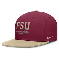 Men's Nike Garnet/Gold Florida State Seminoles Two-Tone Primetime Performance Fitted Hat