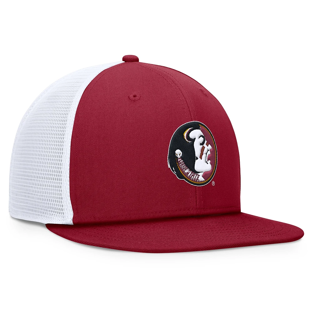 Men's Nike Garnet/White Florida State Seminoles Legacy Pro Snapback Hat