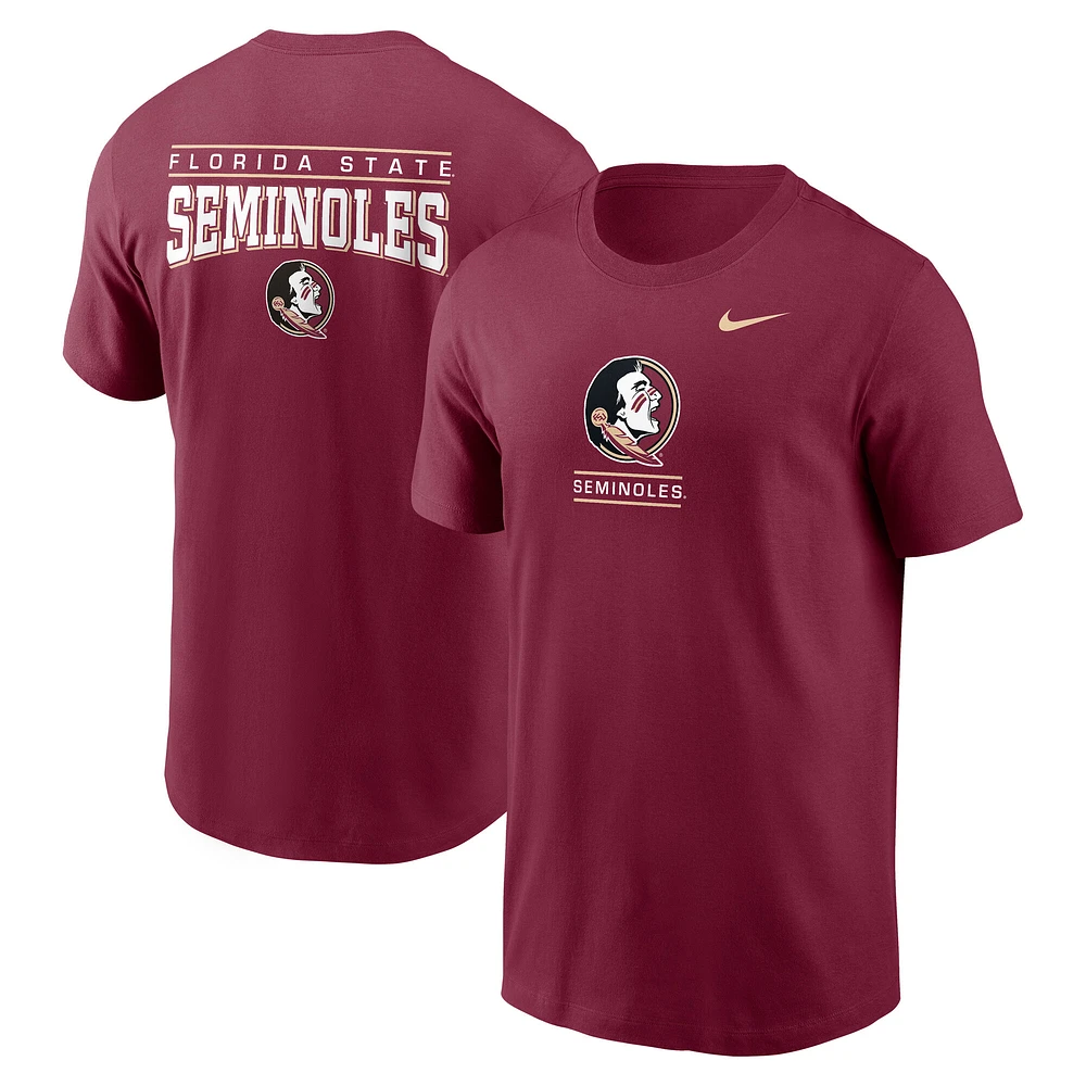 Men's Nike Garnet Florida State Seminoles 2-Hit T-Shirt