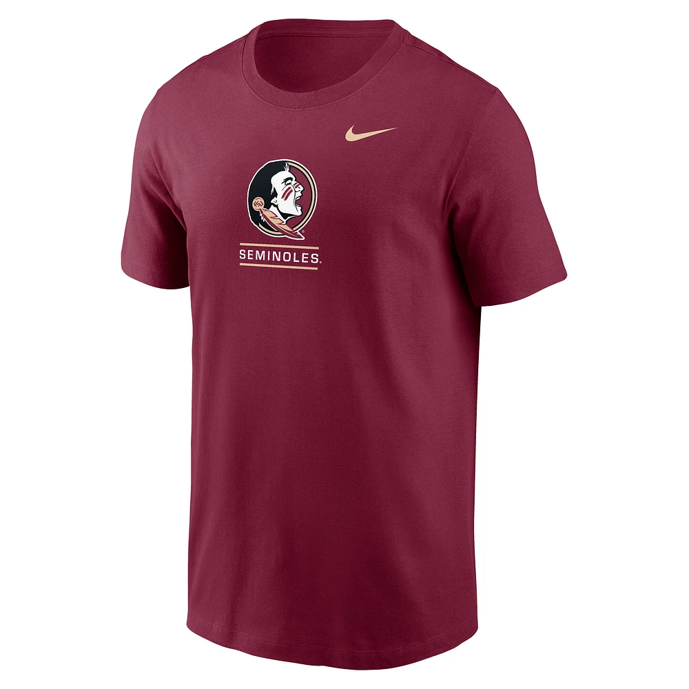 Men's Nike Garnet Florida State Seminoles 2-Hit T-Shirt