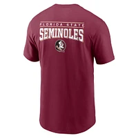 Men's Nike Garnet Florida State Seminoles 2-Hit T-Shirt