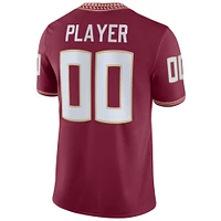 Men's Nike Garnet Florida State Seminoles 2023 Pick-A-Player NIL Football Game Jersey