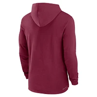 Men's Nike Garnet Florida State Seminoles 2024 Sideline Hoodie Performance Long Sleeve T-Shirt