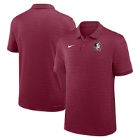 Men's Nike Garnet Florida State Seminoles 2025 Early Season Coaches Sideline Victory Stripe Performance Polo