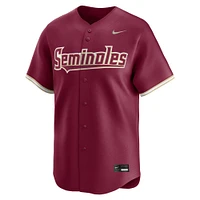 Men's Nike Garnet Florida State Seminoles College Limited Baseball Jersey