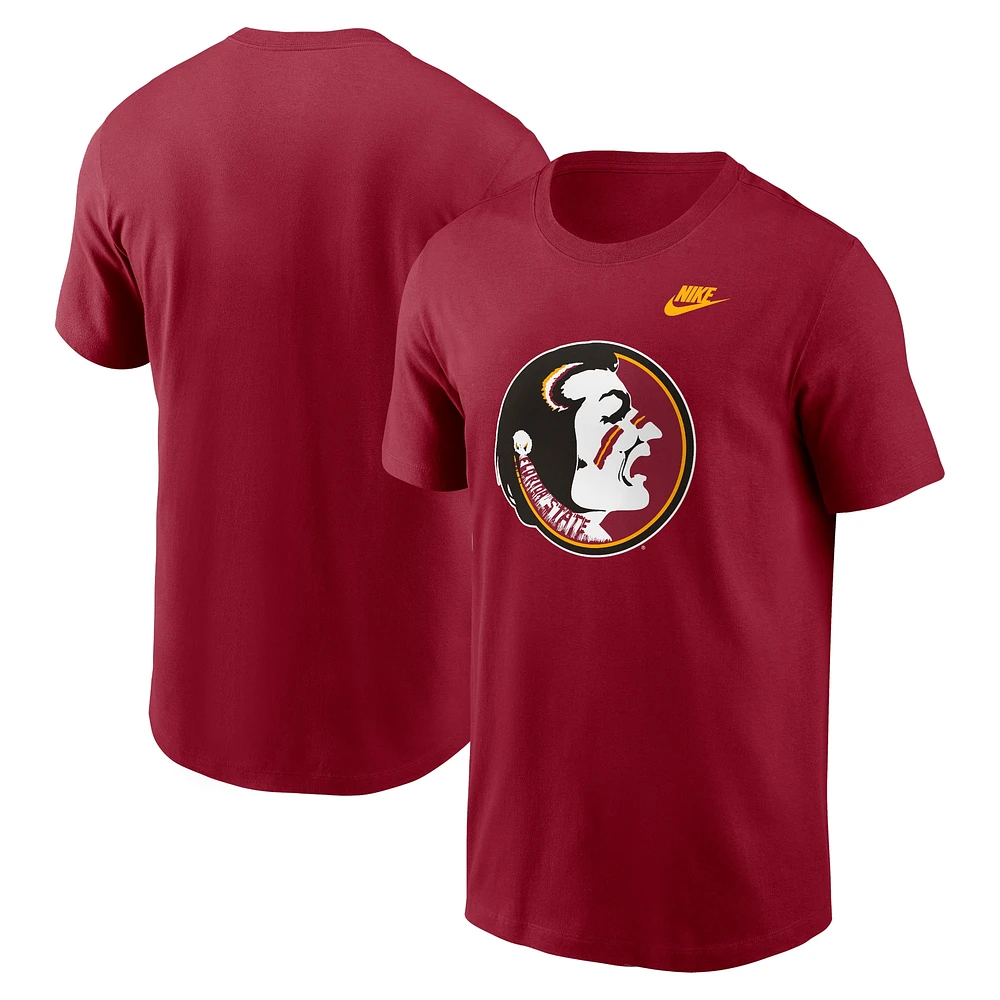 T-shirt Nike Garnet Florida State Seminoles Legacy avec logo alternatif pour homme