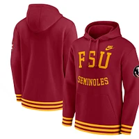 Sweat à capuche rétro Legacy des Florida State Seminoles de Nike pour homme Garnet