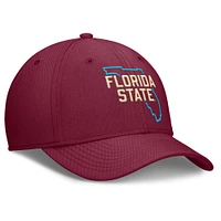 Men's Nike Garnet Florida State Seminoles Local Swoosh Flex Hat