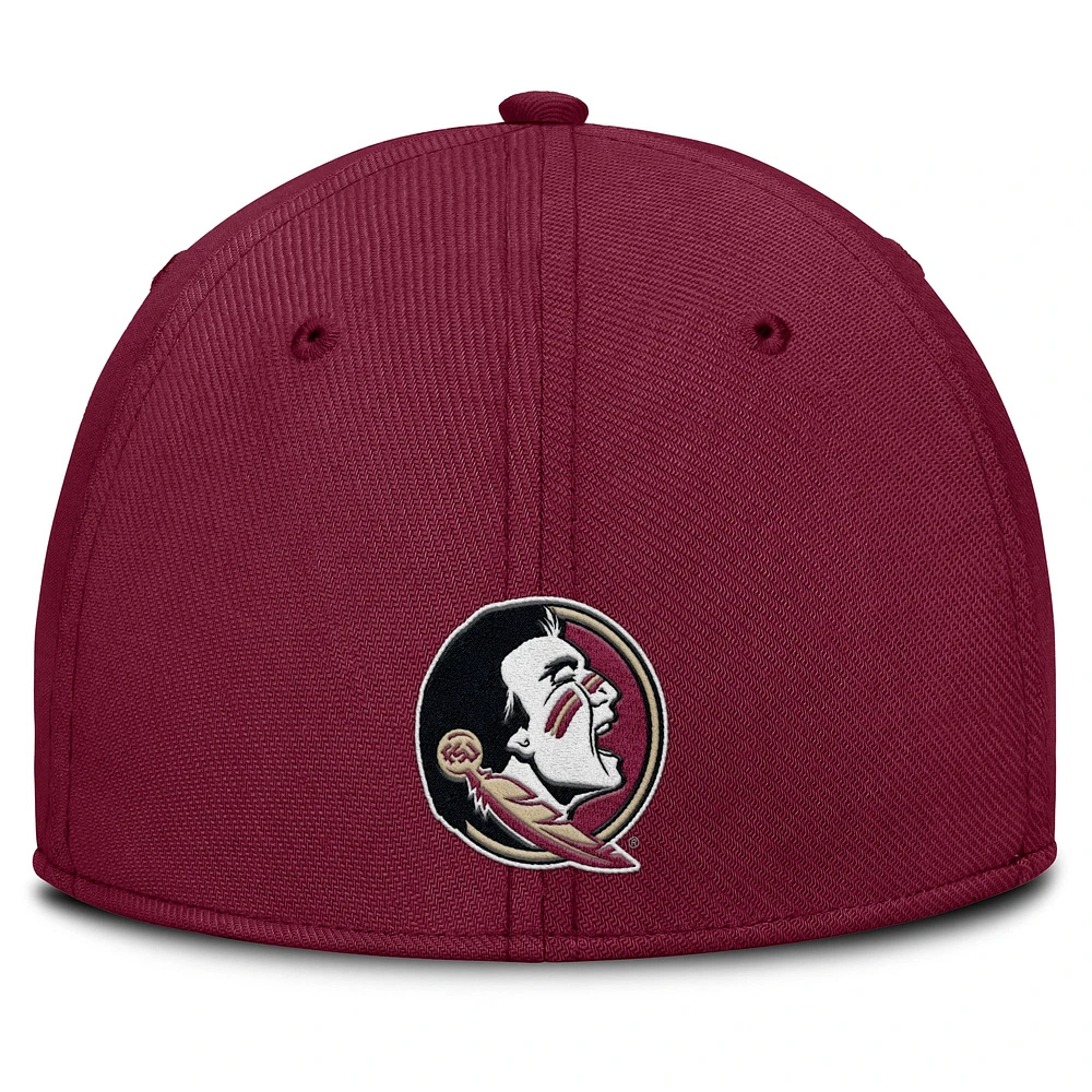 Men's Nike Garnet Florida State Seminoles Local Swoosh Flex Hat