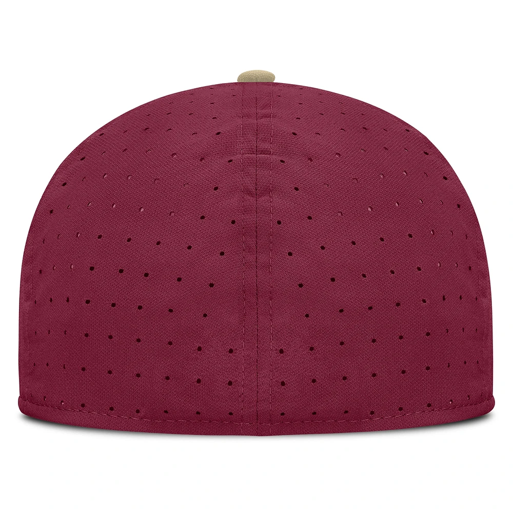 Men's Nike Garnet Florida State Seminoles On-Field Dugout True Performance Fitted Hat