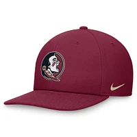 Men's Nike Garnet Florida State Seminoles On-Field Pro Bill Snapback Hat