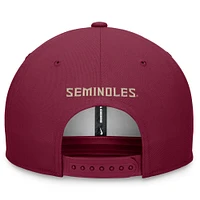 Men's Nike Garnet Florida State Seminoles On-Field Pro Bill Snapback Hat