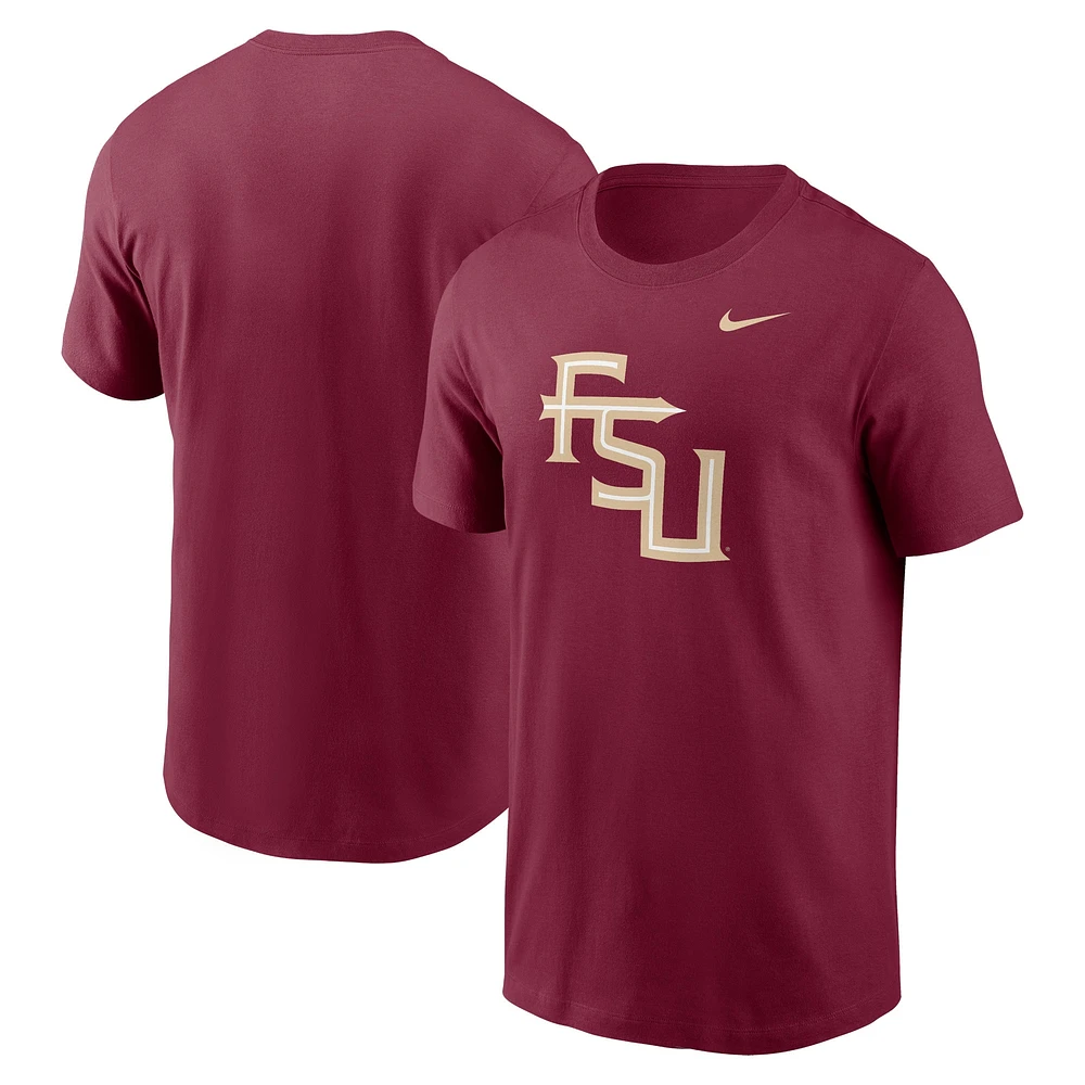 T-shirt Nike Garnet Florida State Seminoles Primetime Alternate Logo pour homme