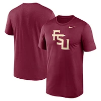 T-shirt Nike Garnet Florida State Seminoles Primetime Legend Alternate Logo pour homme