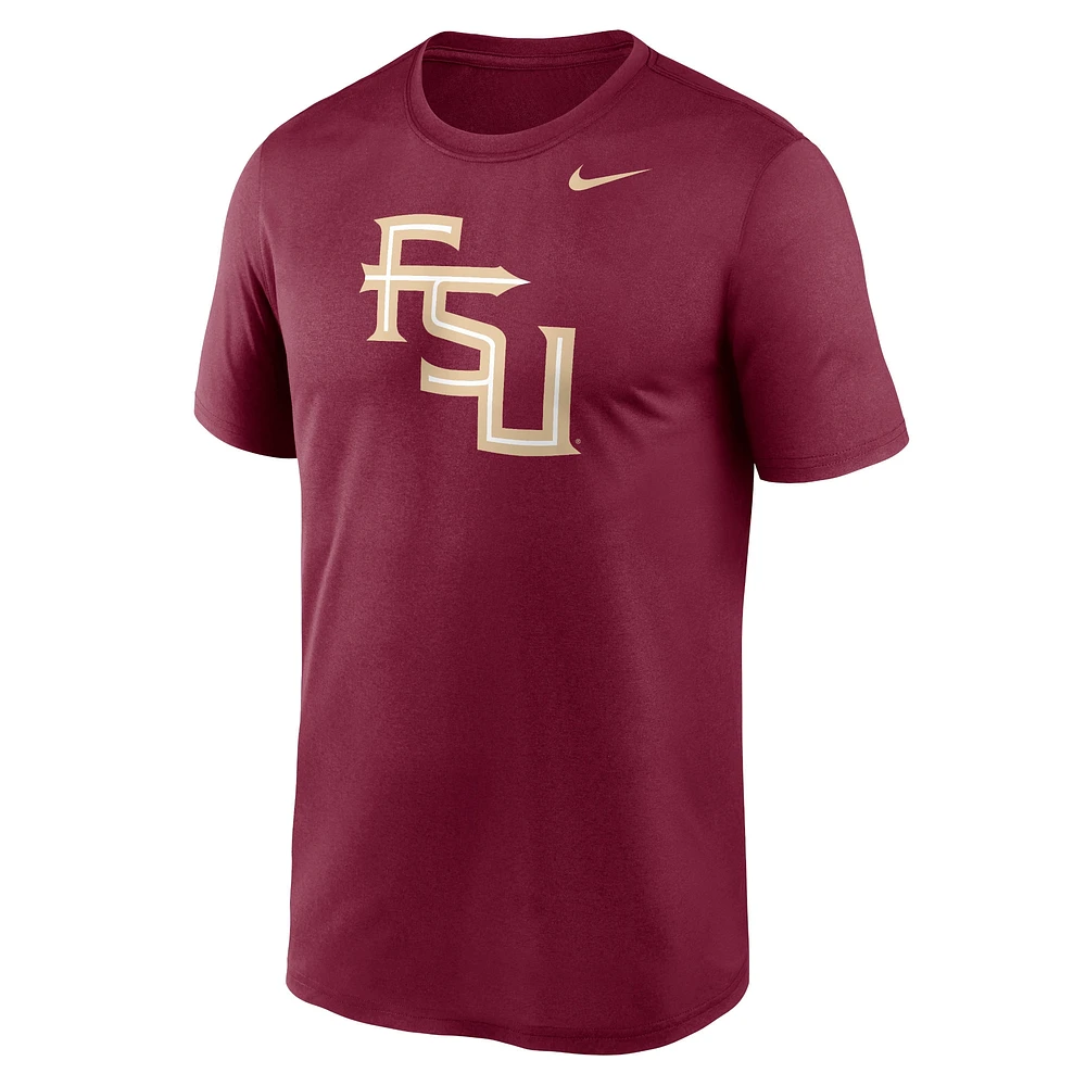 T-shirt Nike Garnet Florida State Seminoles Primetime Legend Alternate Logo pour homme