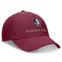 Casquette réglable Nike Garnet Florida State Seminoles Primetime Rise pour homme