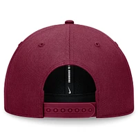 Casquette réglable Nike Garnet Florida State Seminoles Primetime Rise pour homme