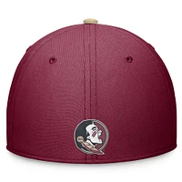 Men's Nike Garnet Florida State Seminoles Primetime Rise Swoosh Flex Hat