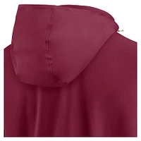 Veste Nike Garnet Florida State Seminoles Sideline Coaches à fermeture éclair quart de tour pour homme