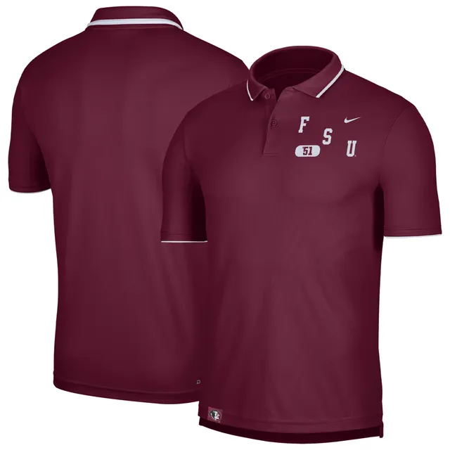 Men's Nike Garnet Florida State Seminoles Replica Full-Button Baseball Jersey