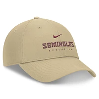 Casquette ajustable Nike Gold Florida State Seminoles 2024/25 On-Field Club Performance pour homme