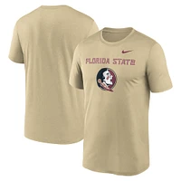 T-shirt Nike Gold Florida State Seminoles Lockup Legend Performance pour homme