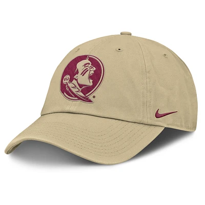 Casquette ajustable Nike Gold Florida State Seminoles Primetime Club pour homme