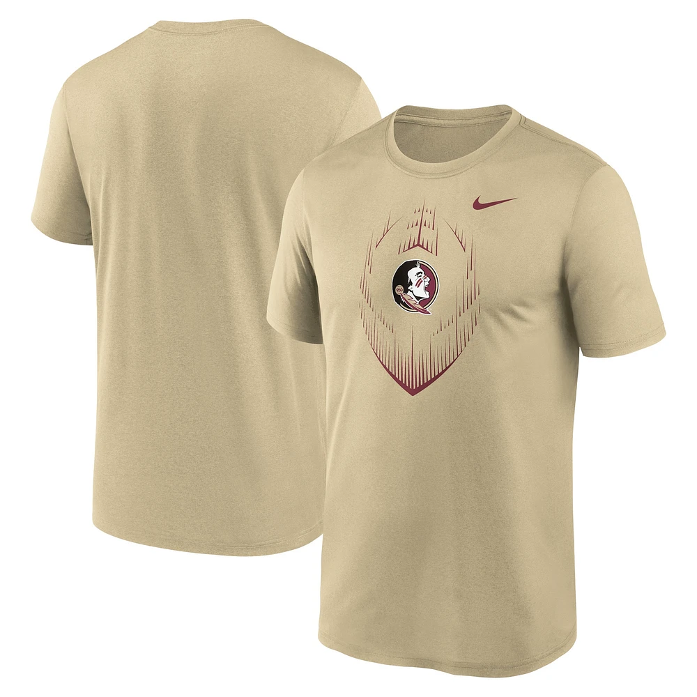 T-shirt Nike Gold Florida State Seminoles Primetime Legend Icon Performance pour homme