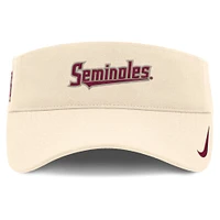 Visière ajustable Nike Natural Florida State Seminoles Primetime Ace pour homme