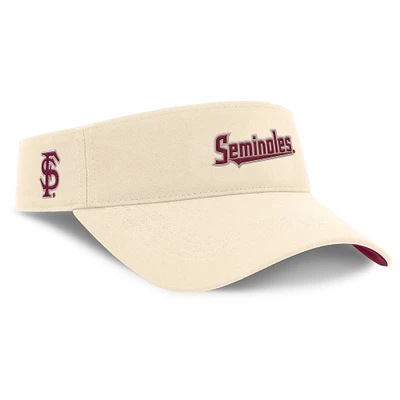 Visière ajustable Nike Natural Florida State Seminoles Primetime Ace pour homme
