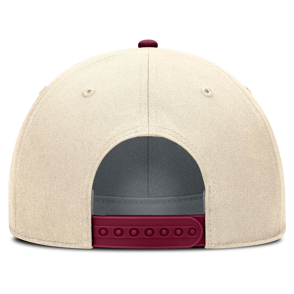 Casquette ajustable Nike Natural Florida State Seminoles Primetime Rise pour homme