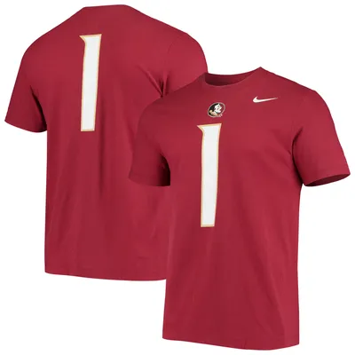 #1 Florida State Seminoles Nike Jersey T-Shirt - Garnet
