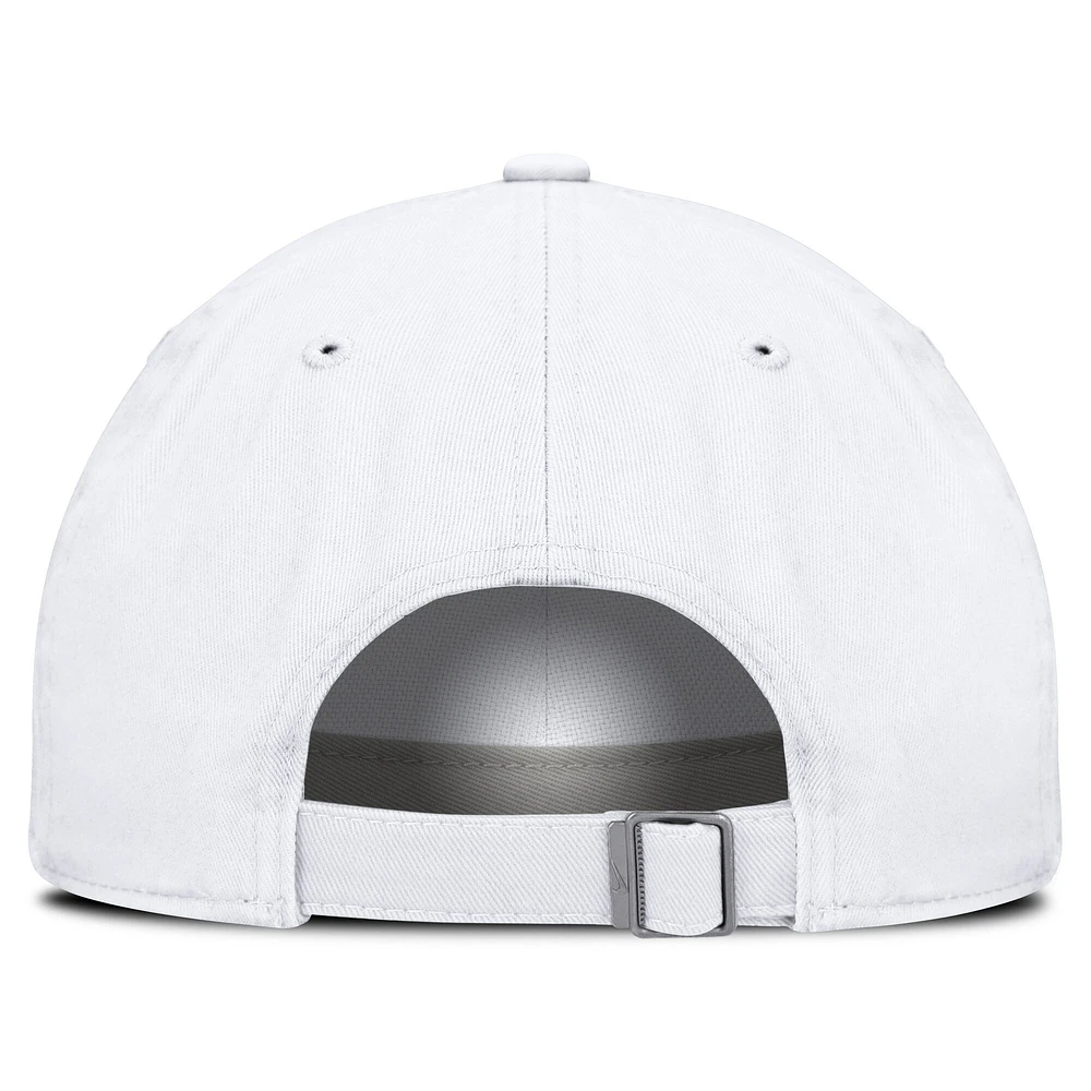 Men's Nike White Florida State Seminoles Core Club Mascot Wordmark Adjustable Hat