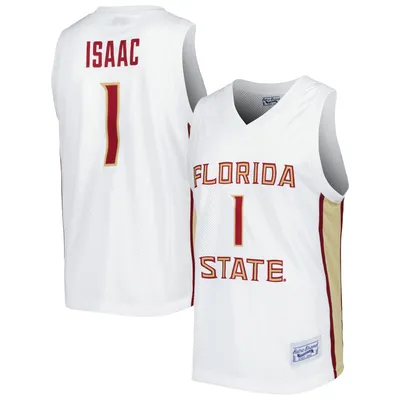 Jonathan Isaac Florida State Seminoles Original Retro Brand Alumni Commemorative Replica Basketball Jersey - White