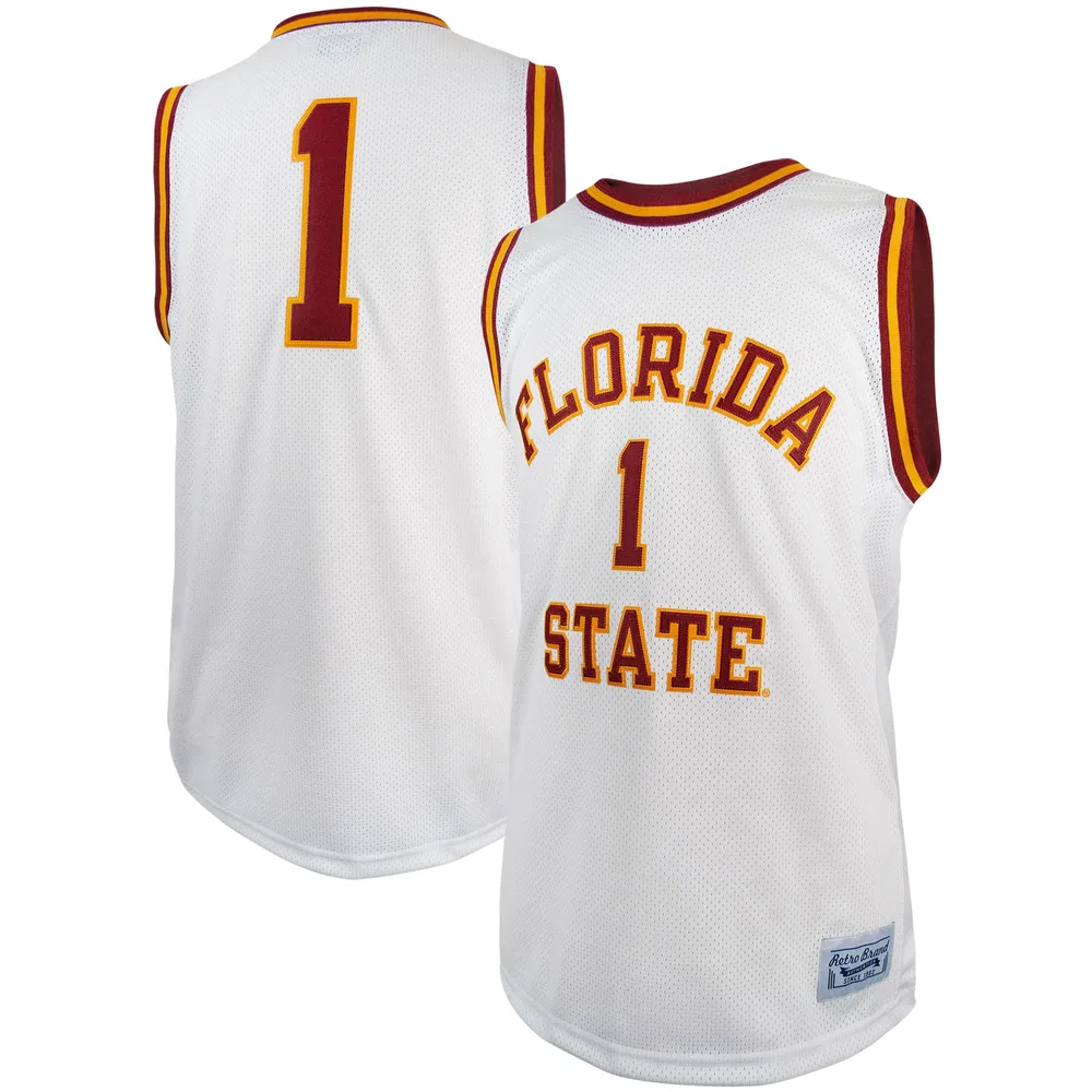 Nike Men's Florida State Seminoles #1 Black Replica Basketball Jersey, Medium