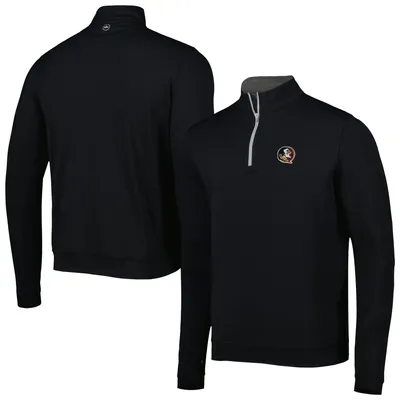 Peter Millar pour homme Noir Florida State Seminoles Perth Performance Quarter-Zip Top