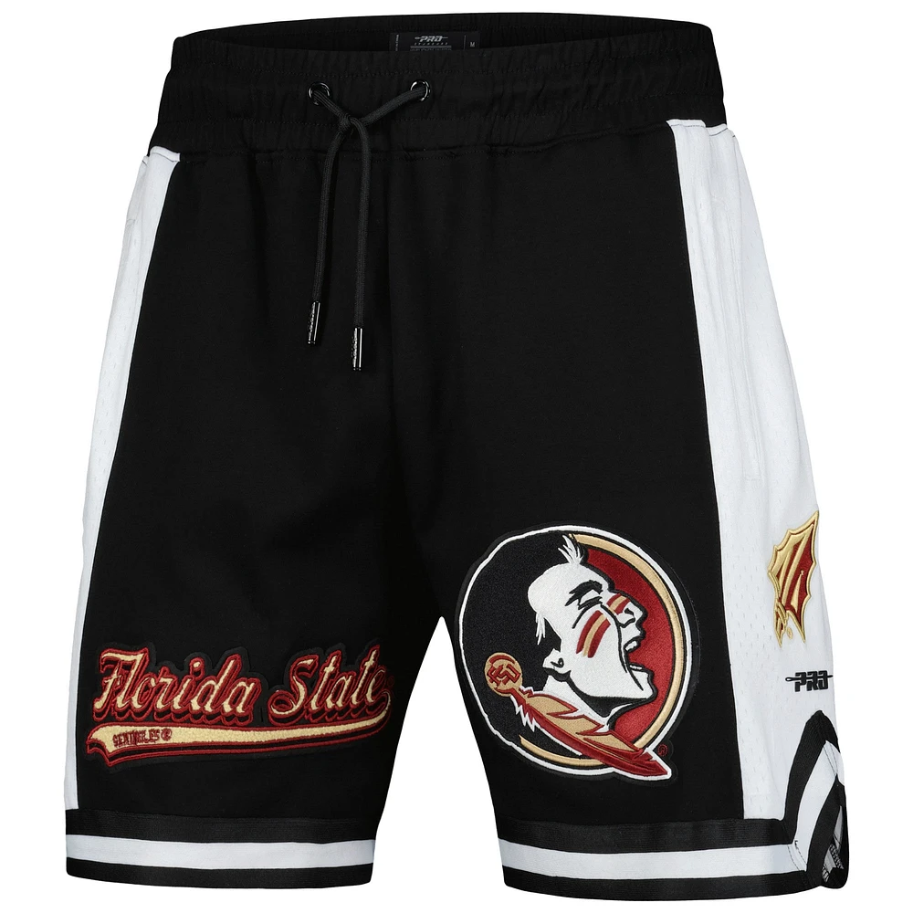 Short Pro Standard noir Florida State Seminoles Script Tail DK 2.0 pour hommes