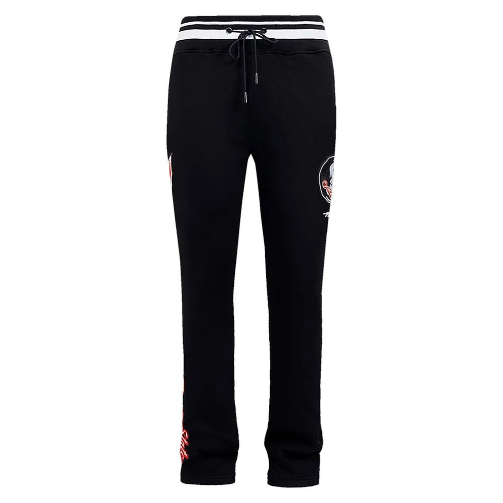 Men's Pro Standard Black Florida State Seminoles Script Tail Fleece Sweatpants