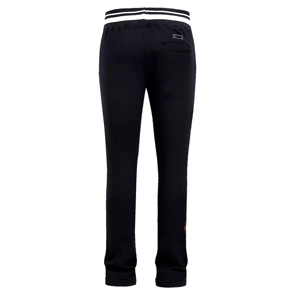 Pantalon de survêtement en polaire Florida State Seminoles Script Tail Pro Standard pour hommes, noir