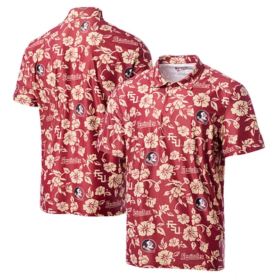 Polo de performance Reyn Spooner Garnet Florida State Seminoles pour hommes