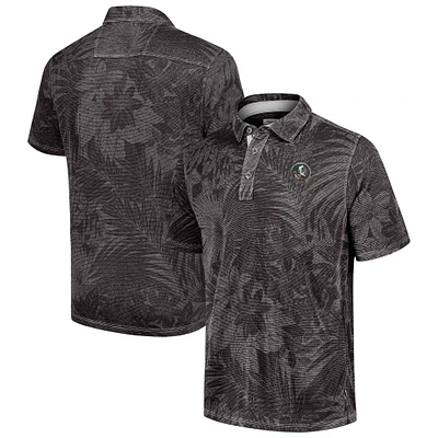 Polo Tommy Bahama noir pour homme des Florida State Seminoles Sport Santiago Paradise