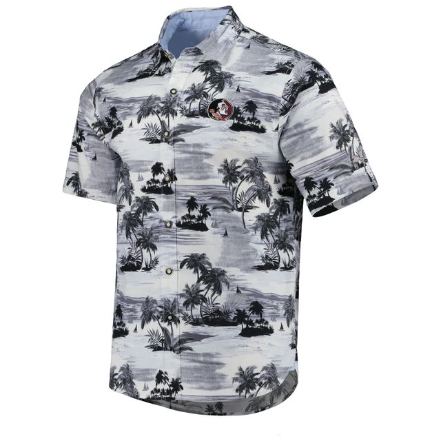 Lids Oklahoma State Cowboys Tommy Bahama Tropical Horizons Button-Up Shirt  - Black