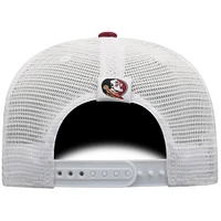 Men's Top of the World Garnet/White Florida State Seminoles Victory Baseline Trucker Adjustable Hat